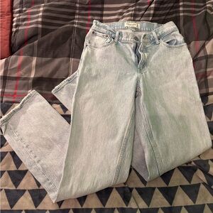 Abercrombie & Fitch Light Blue Straight Leg Jeans